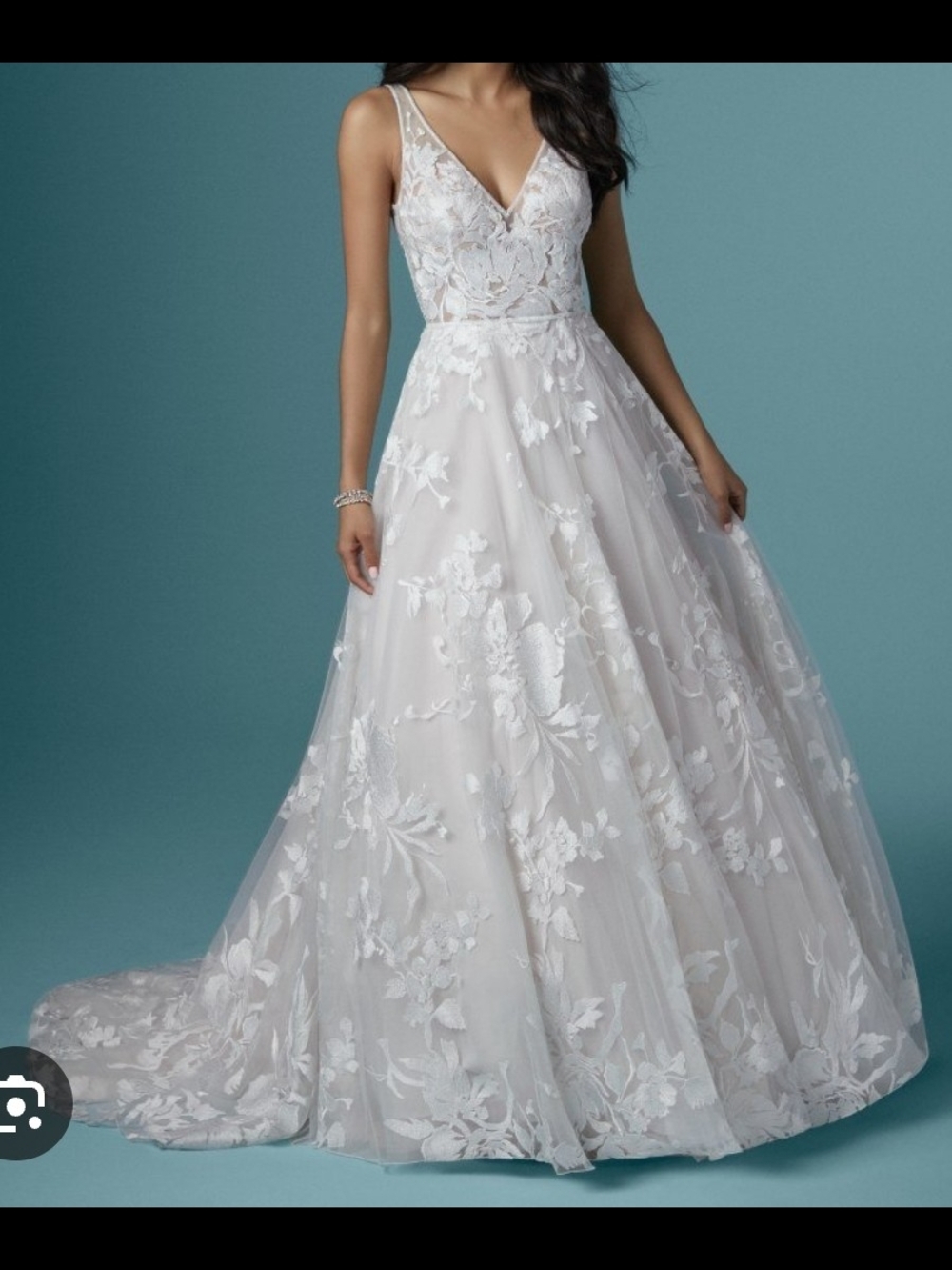 Maggie Sottero Sasha Wedding Dress Size 6 Romantic Wedding Lace Dainty Fairy